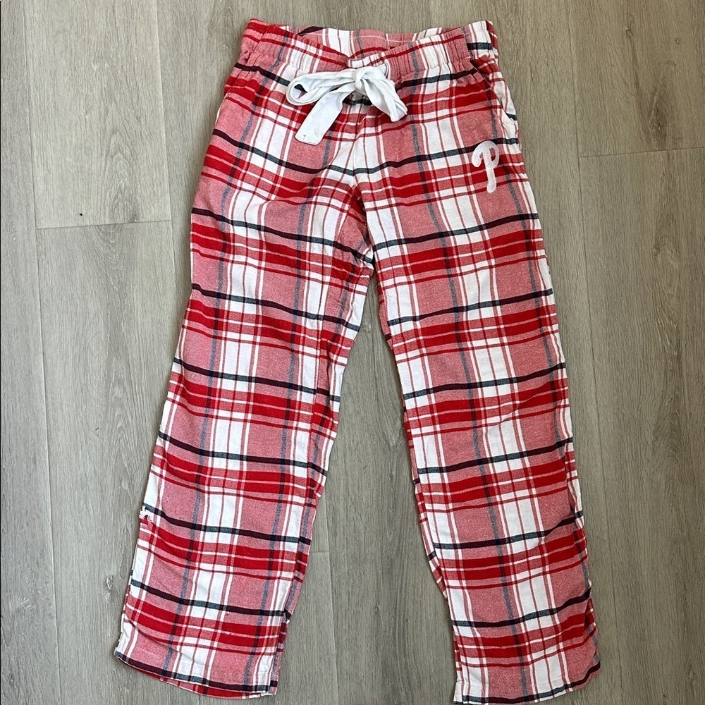 Phillies concepts Red Plaid Lounge Pants size small